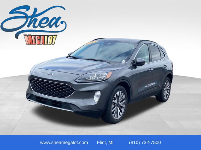 Gray 2022 Ford Escape Titanium AWD SUV / Crossover All-Wheel Drive 8-Speed Automatic