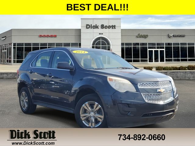Ashen Gray Metallic 2014 Chevrolet Equinox SUV / Crossover Front-Wheel Drive 6-Speed Automatic Overdrive
