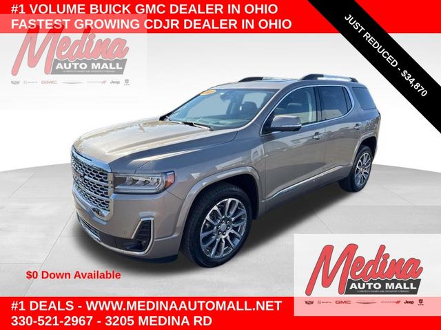 Light Stone Metallic 2023 GMC Acadia SUV / Crossover Four-Wheel Drive 9-Speed Automatic