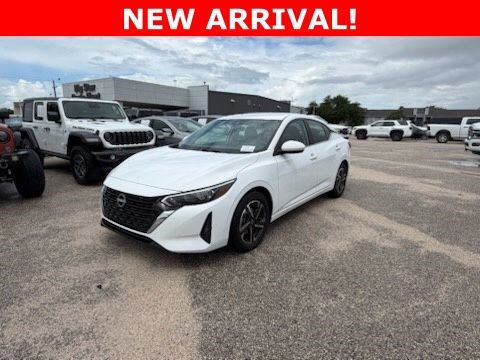 2024 Nissan Sentra SV White at Texan Dodge Chrysler Jeep Ram