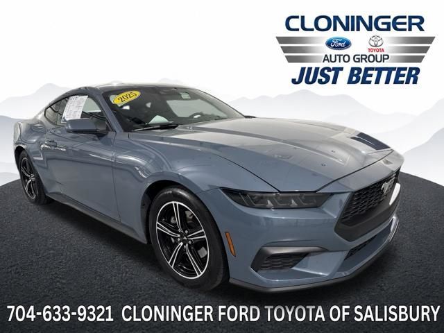 Vapor Blue 2025 Ford Mustang Coupe Rear-Wheel Drive Automatic