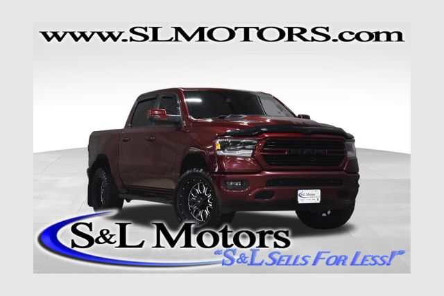 Delmonico Red Pearlcoat 2020 RAM 1500 Sport Crew Cab 4WD Pickup Truck 8-Speed Automatic