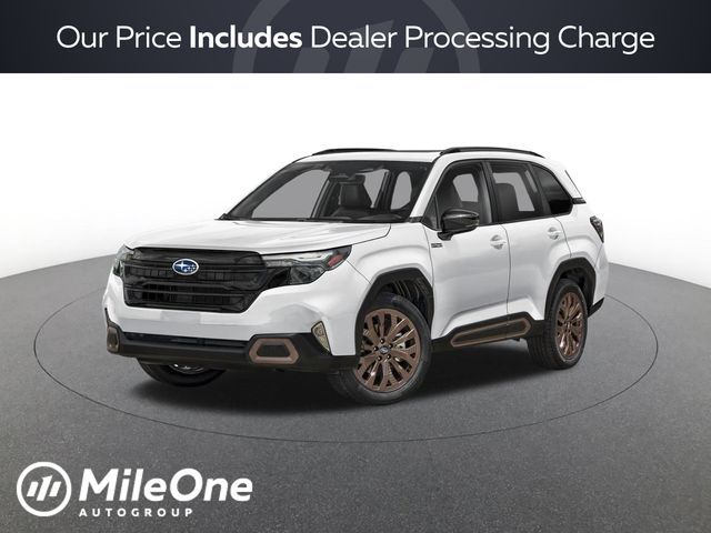 Crystal White Pearl 2026 Subaru Forester Hybrid SUV / Crossover All-Wheel Drive Continuously Variable Transmission