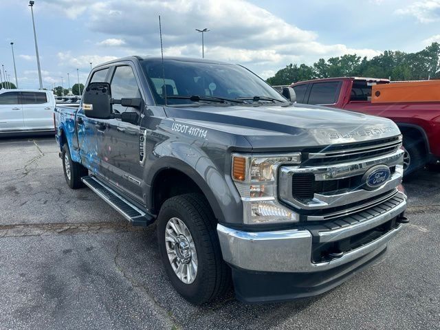 Gray Metallic 2022 Ford F-250 Super Duty XL Crew Cab 4WD Pickup Truck Four-Wheel Drive Automatic