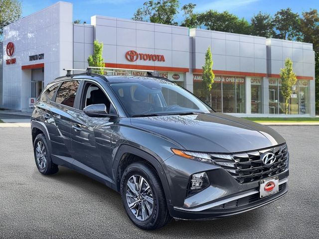 Amazon Gray 2023 Hyundai Tucson Hybrid Blue AWD SUV / Crossover All-Wheel Drive 6-Speed Automatic