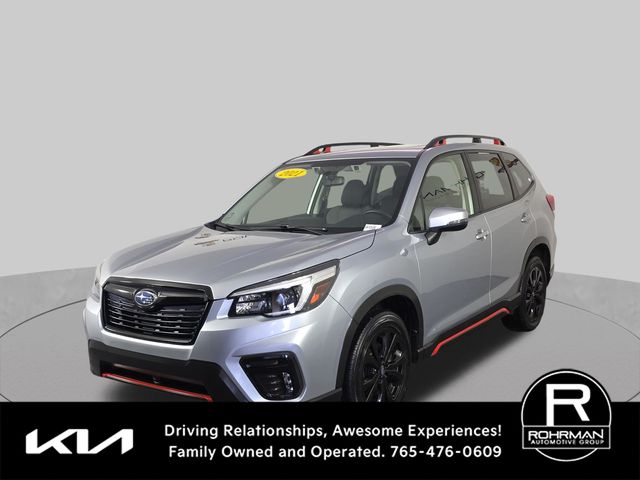 Ice Silver Metallic 2021 Subaru Forester SUV / Crossover All-Wheel Drive Continuously Variable Transmission
