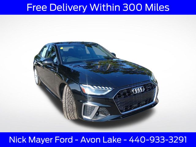 Mythos Black Metallic 2024 Audi A4 Sedan All-Wheel Drive 7-Speed Automatic