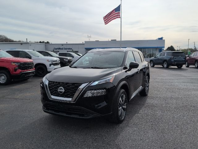 Super Black 2023 Nissan Rogue SL FWD SUV / Crossover Front-Wheel Drive Continuously Variable Transmission