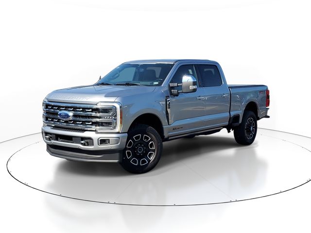 Silver Metallic 2023 Ford F-350 Super Duty Pickup Truck Four-Wheel Drive Automatic