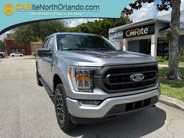 Iconic Silver Metallic 2023 Ford F-150 Pickup Truck Four-Wheel Drive Automatic