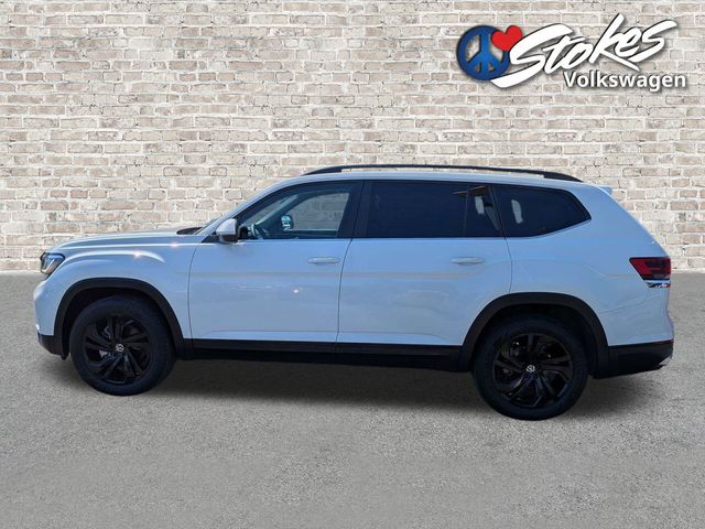 2023 Volkswagen Atlas 3.6L V6 SE w/Technology White at Stokes Volkswagen