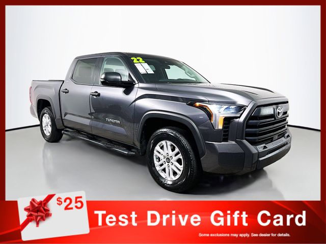 Magnetic Gray Metallic 2022 Toyota Tundra SR5 CrewMax Cab RWD Pickup Truck 4X2 Automatic
