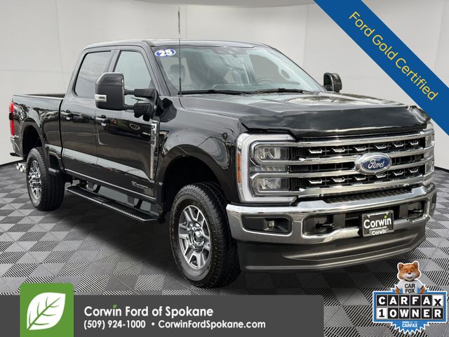 Agate Black Metallic 2025 Ford F-350 Super Duty Lariat Crew Cab 4WD Pickup Truck Four-Wheel Drive Automatic