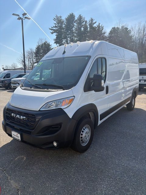 Bright White Clearcoat 2025 RAM ProMaster 2500 Tradesman 159 High Roof Cargo Van FWD Van Front-Wheel Drive 9-Speed Automatic