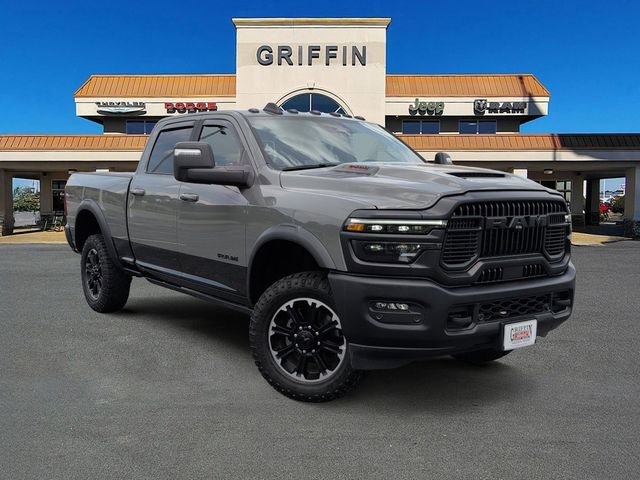 Gray Clearcoat 2026 RAM 2500 Rebel Crew Cab 4WD Pickup Truck Four-Wheel Drive 8-Speed Automatic