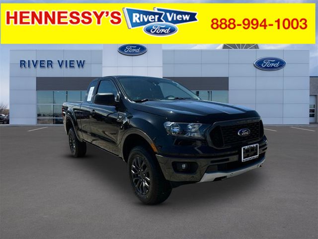 Shadow Black 2019 Ford Ranger XLT SuperCab 4WD Pickup Truck Four-Wheel Drive Automatic