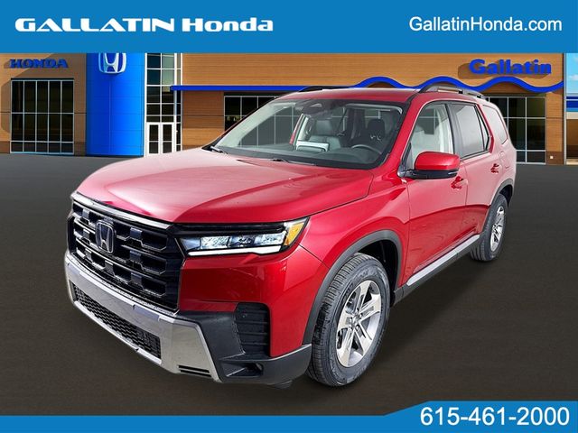 Radiant Red Metallic II 2026 Honda Pilot EX-L FWD SUV / Crossover Front-Wheel Drive Automatic