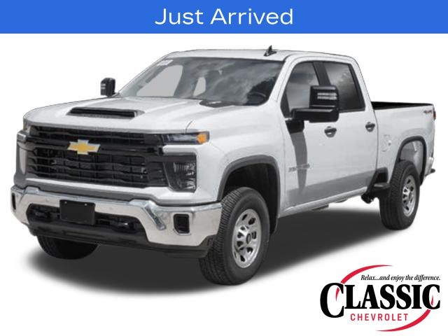 Summit White 2025 Chevrolet Silverado 3500HD LTZ Crew Cab 4WD Pickup Truck Four-Wheel Drive Automatic