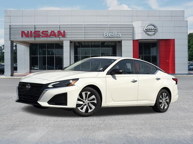 Glacier White 2025 Nissan Altima 2.5 S FWD Sedan Front-Wheel Drive Continuously Variable Transmission