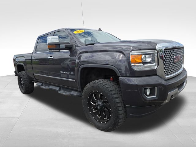 Gray (Iridium Metallic) 2016 GMC Sierra 2500HD Pickup Truck Four-Wheel Drive 6-Speed Automatic