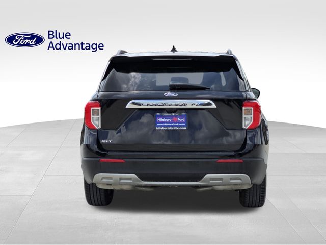 2023 Agate Black Metallic Ford Explorer XLT RWD SUV