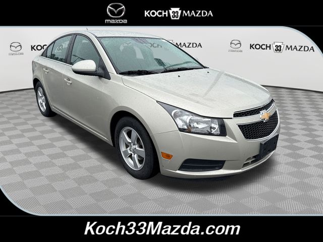 Champagne Silver Metallic 2014 Chevrolet Cruze 1LT Sedan FWD Sedan Front-Wheel Drive 6-Speed Automatic Overdrive