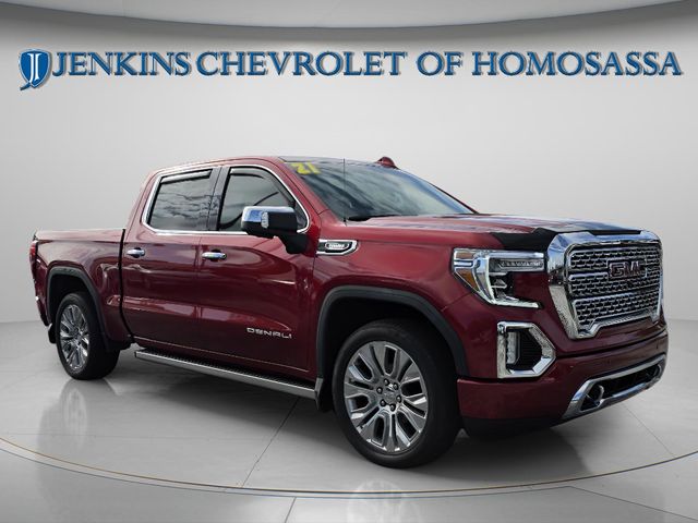 Cayenne Red Tintcoat 2021 GMC Sierra 1500 Denali Crew Cab 4WD Pickup Truck Four-Wheel Drive Automatic