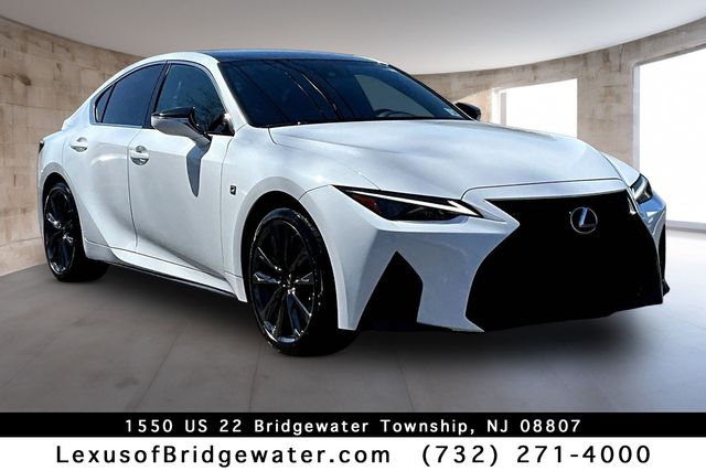 Ultra White 2023 Lexus IS 350 F Sport AWD Sedan All-Wheel Drive 6-Speed Automatic