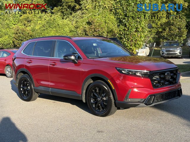 Radiant Red Metallic 2025 Honda CR-V Hybrid SUV / Crossover All-Wheel Drive Continuously Variable Transmission