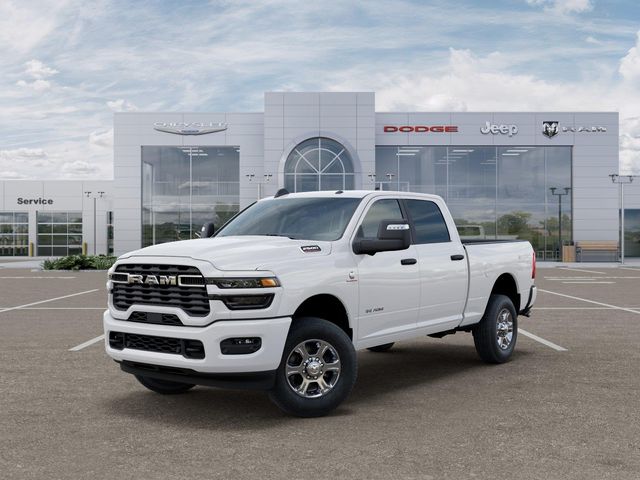 White 2026 RAM 2500 Big Horn Crew Cab 4WD Pickup Truck Four-Wheel Drive 8-Speed Automatic
