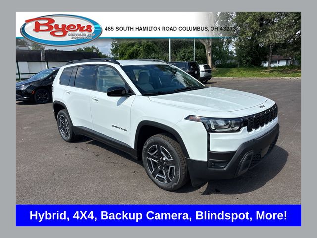 Bright White Clearcoat 2026 Jeep Cherokee SUV / Crossover Four-Wheel Drive Continuously Variable Transmission