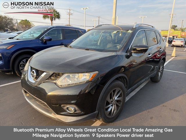 Super Black 2014 Nissan Rogue SL SUV / Crossover Front-Wheel Drive Continuously Variable Transmission