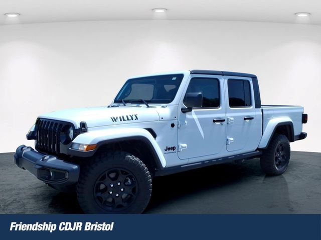 Bright White Clearcoat 2023 Jeep Gladiator Pickup Truck Four-Wheel Drive 8-Speed Automatic