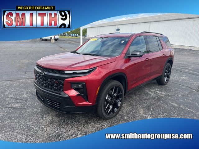 Radiant Red 2025 Chevrolet Traverse SUV / Crossover Four-Wheel Drive 8-Speed Automatic