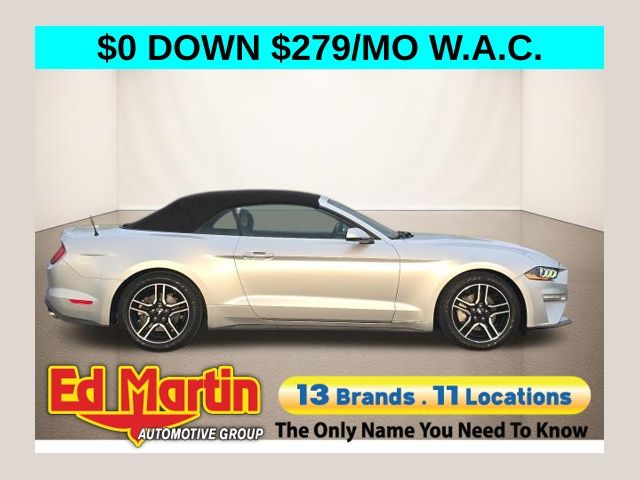 Ingot Silver 2019 Ford Mustang Convertible Rear-Wheel Drive Automatic