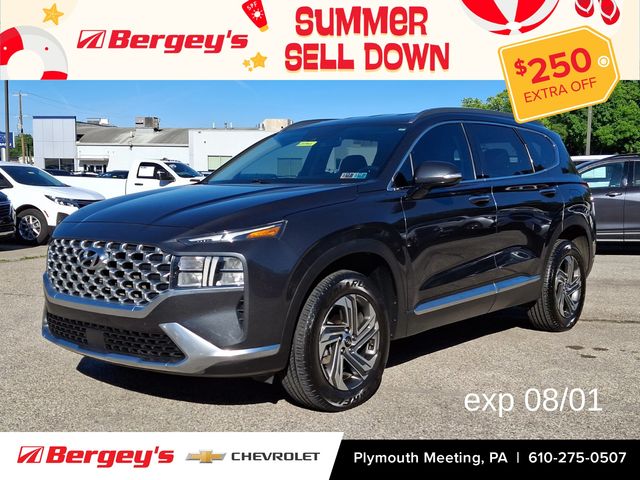 Portofino Gray 2022 Hyundai Santa Fe SUV / Crossover All-Wheel Drive 8-Speed Automatic