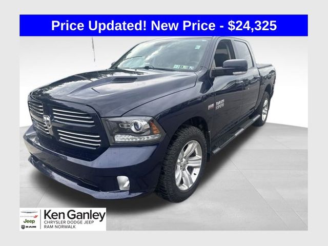 True Blue Pearlcoat 2016 RAM 1500 Pickup Truck Four-Wheel Drive 8-Speed Automatic