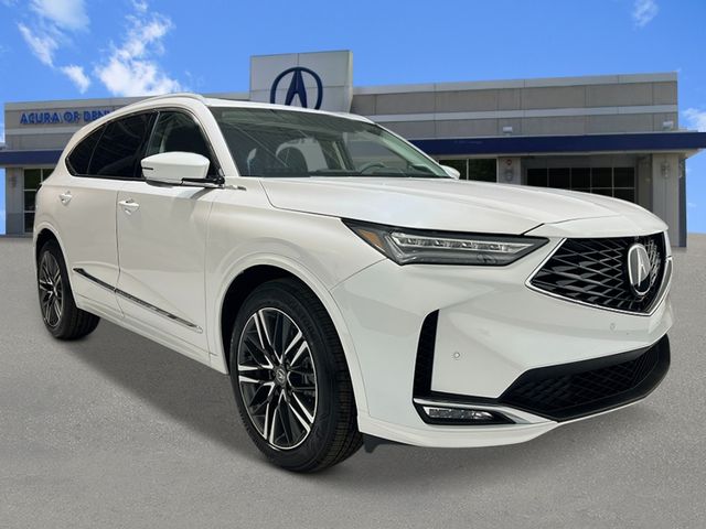 2026 Acura MDX Advance Package - Solar Silver Metallic exterior view 9