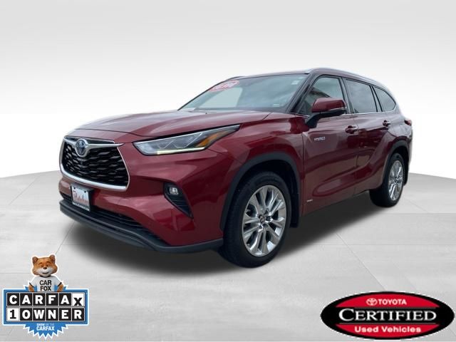 Red (Ruby Flare Pearl) 2021 Toyota Highlander Hybrid Limited AWD SUV / Crossover All-Wheel Drive Automatic