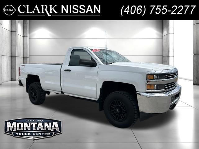 Summit White 2018 Chevrolet Silverado 2500HD Pickup Truck Four-Wheel Drive 6-Speed Automatic Overdrive