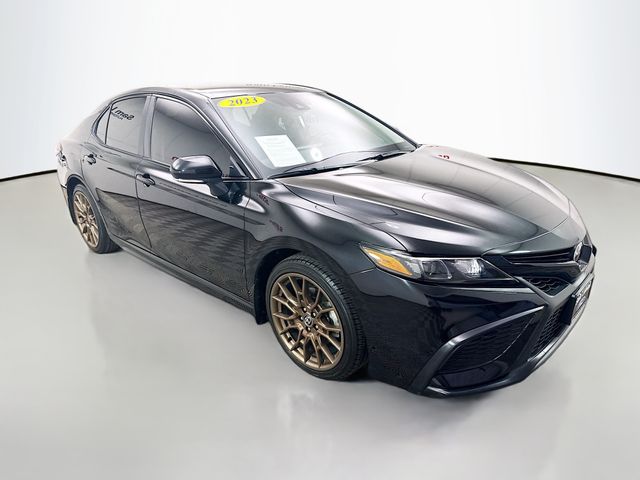 Midnight Black Metallic 2023 Toyota Camry SE Nightshade FWD Sedan Front-Wheel Drive 8-Speed Automatic