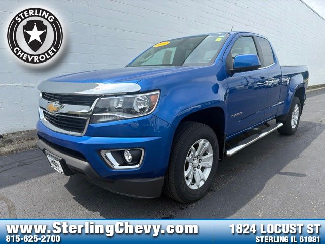 Kinetic Blue Metallic 2019 Chevrolet Colorado Pickup Truck Four-Wheel Drive 8-Speed Automatic
