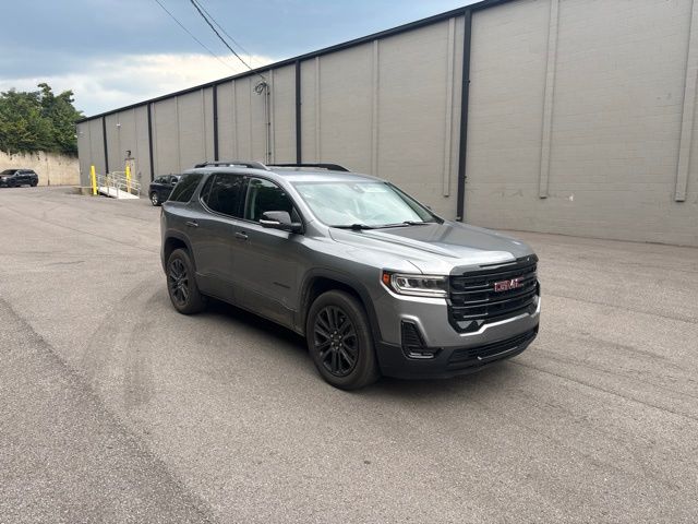Gray (Satin Steel Metallic) 2022 GMC Acadia SUV / Crossover Front-Wheel Drive 9-Speed Automatic