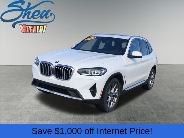 White 2023 BMW X3 xDrive30i AWD SUV / Crossover All-Wheel Drive 8-Speed Automatic