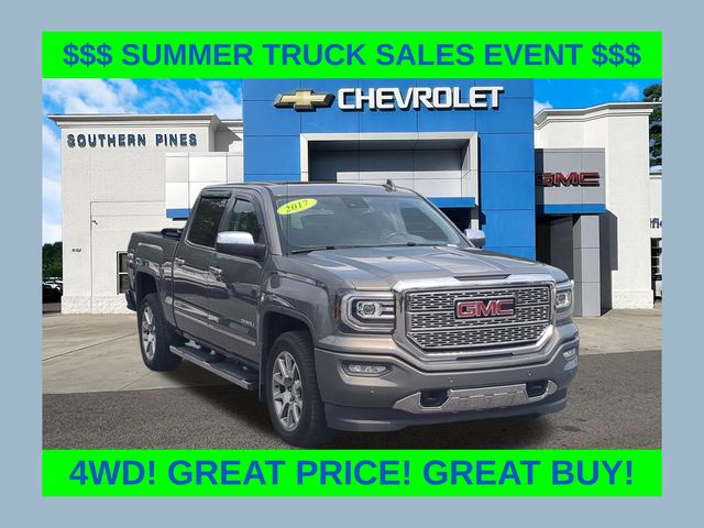 Mineral Metallic 2017 GMC Sierra 1500 Pickup Truck Four-Wheel Drive 8-Speed Automatic Overdrive