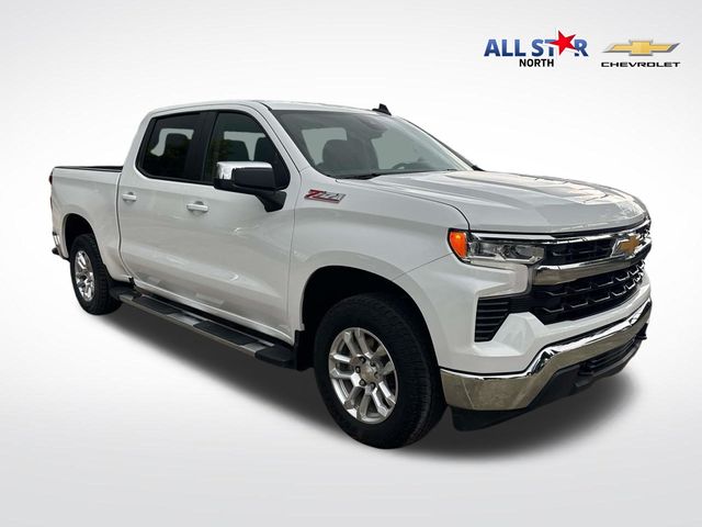Summit White 2025 Chevrolet Silverado 1500 Pickup Truck Four-Wheel Drive Automatic