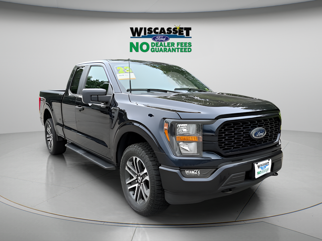 Blue Metallic 2023 Ford F-150 Pickup Truck Four-Wheel Drive Automatic