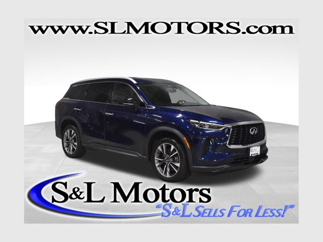 Grand Blue 2024 INFINITI QX60 SUV / Crossover All-Wheel Drive 9-Speed Automatic