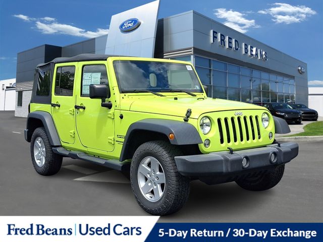 Hypergreen Clearcoat 2017 Jeep Wrangler SUV / Crossover Four-Wheel Drive 5-Speed Automatic
