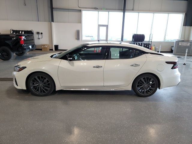 2019 Pearl White Tricoat Nissan Maxima Platinum FWD Sedan